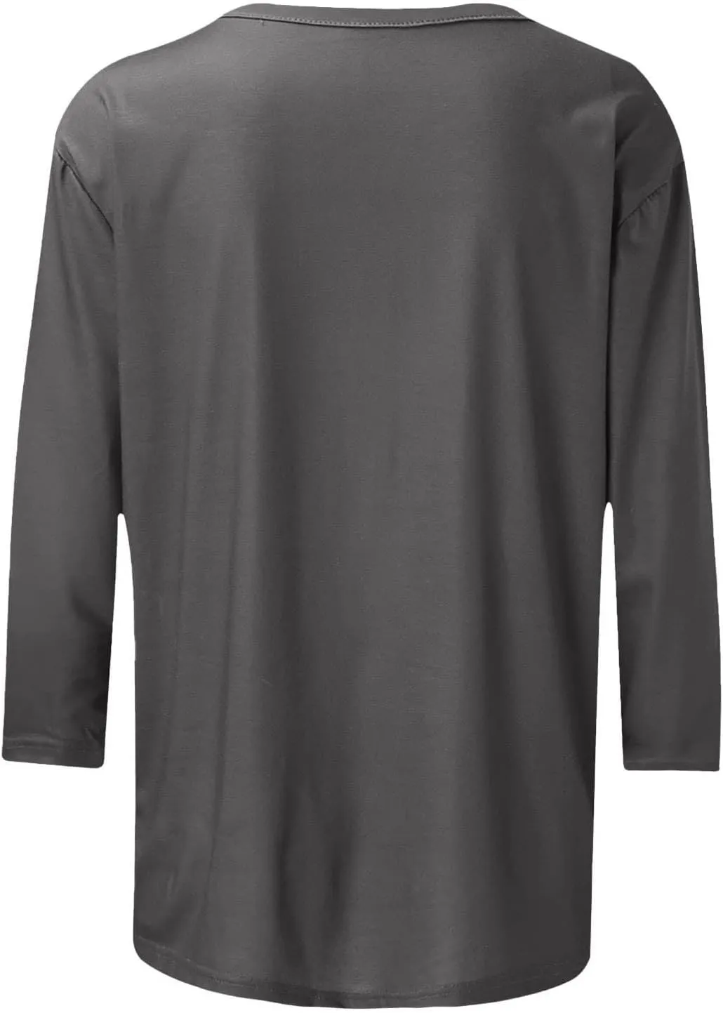 3/4 Length Sleeve Shirts for Women 2024 Casual Summer Blouses Three Quarter Length Crewneck Cute Tops Loose Pullover