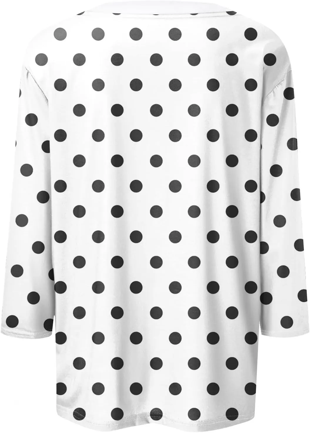 3/4 Sleeve Shirts for Women Spring Striped Crewneck Business Casual Tops Loose Three Quarter Length Work Blouses