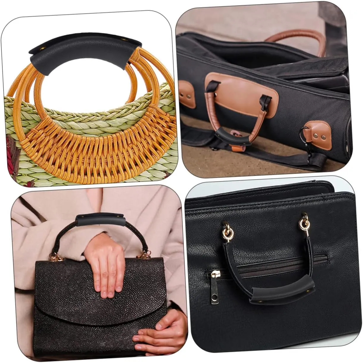 8 Pcs Suitcase Handle Luggage Handle Sleeve Luggage Handle Cover Purse Handle Cover Handbag Handle Protection Cover Bag Handle Cover Purse Bag Strap Bag Handle Protective Cover