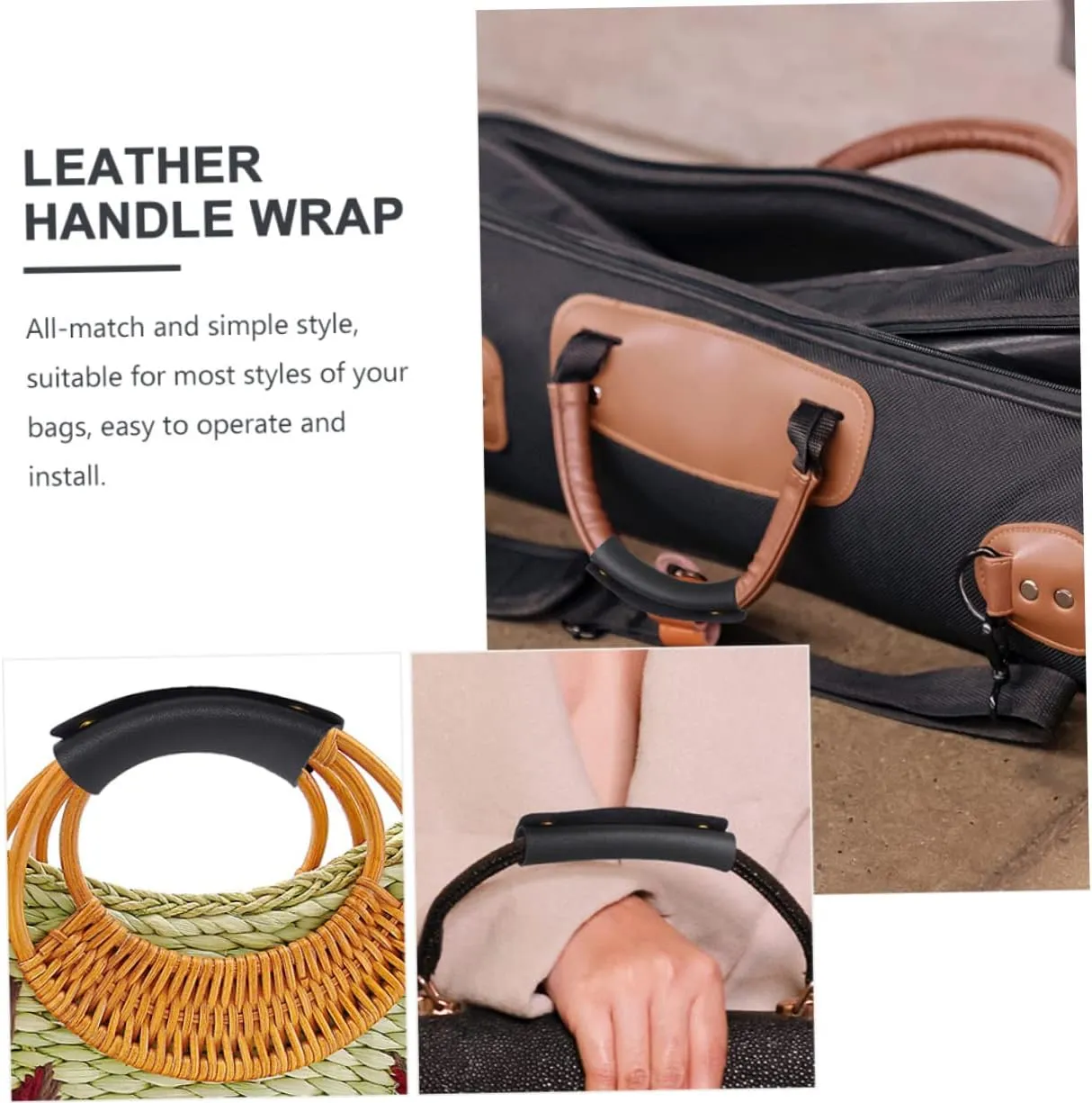 8 Pcs Suitcase Handle Luggage Handle Sleeve Luggage Handle Cover Purse Handle Cover Handbag Handle Protection Cover Bag Handle Cover Purse Bag Strap Bag Handle Protective Cover