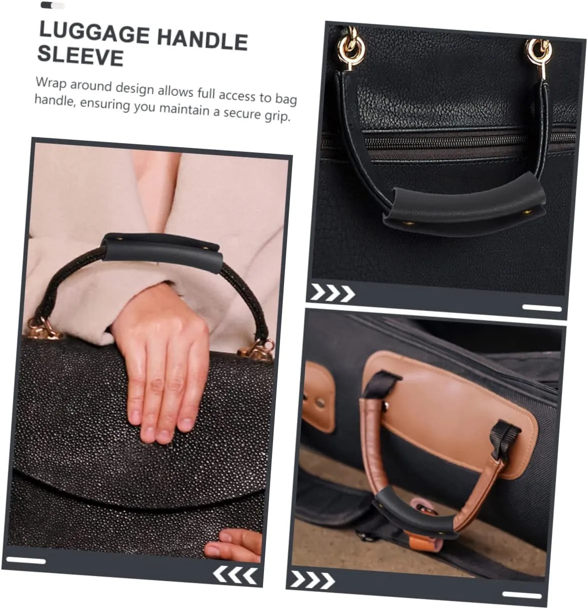 8 Pcs Suitcase Handle Luggage Handle Sleeve Luggage Handle Cover Purse Handle Cover Handbag Handle Protection Cover Bag Handle Cover Purse Bag Strap Bag Handle Protective Cover