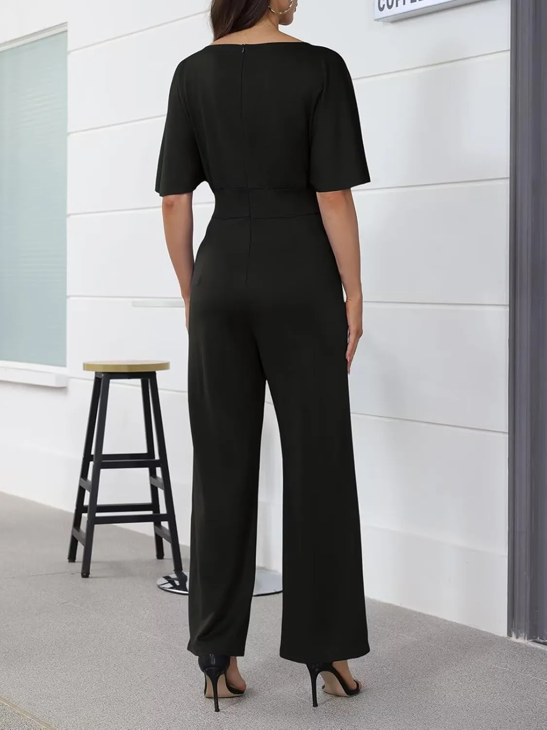 acelyn Elegant Jumpsuit for Women Dressy Sexy Plus Size Wide Leg Pant Suit One Piece Party Outfits