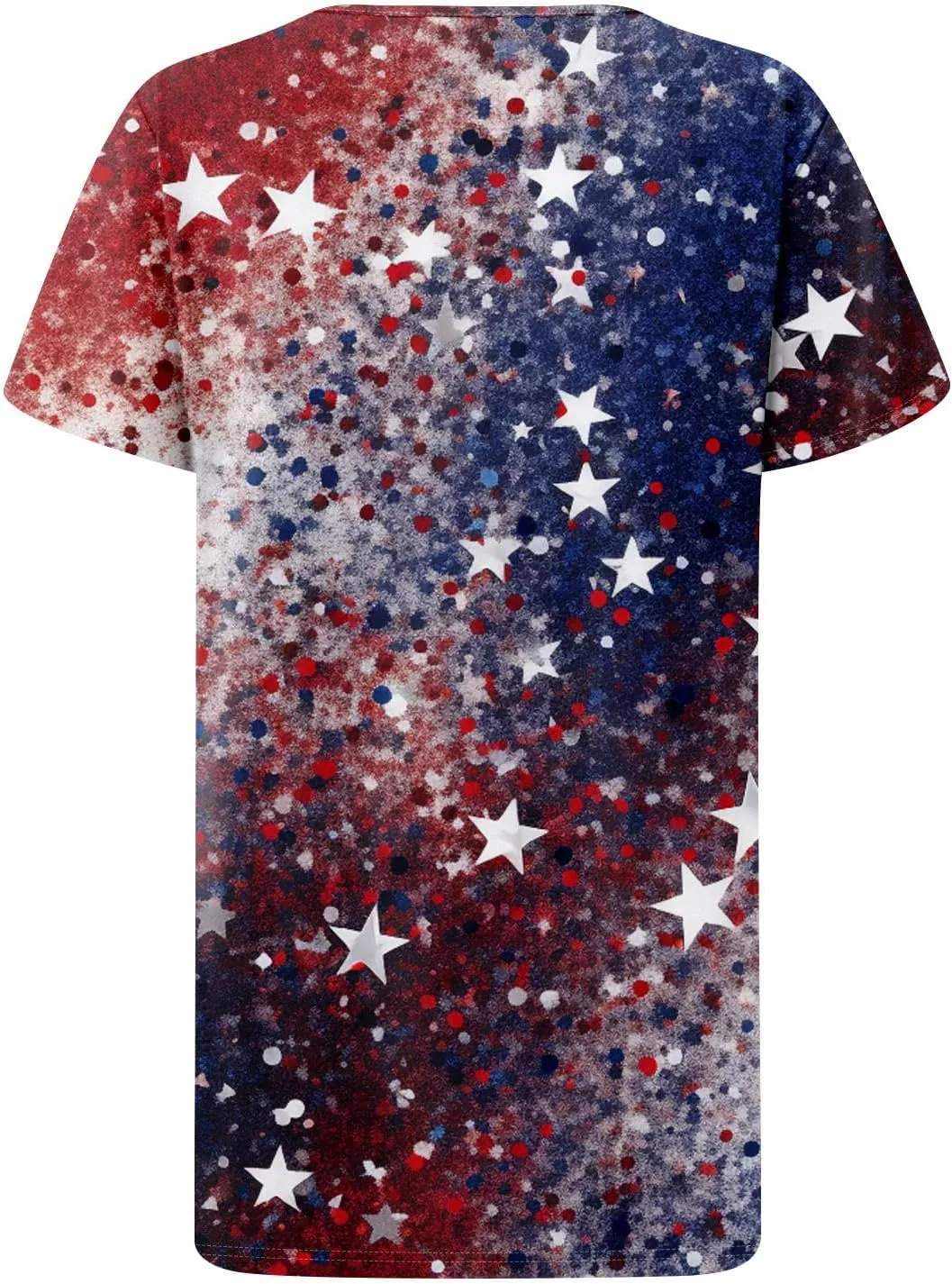 American Flag Shirt Women Patriotic T-Shirt 4th of July Independence Day Graphic Tees Shirts USA Flag Tee Tops