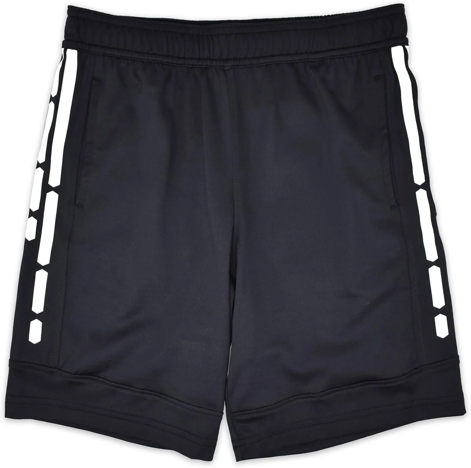 Andrew Scott Boys Active Performance & Mesh Style Basketball Sport Shorts - Multi Packs