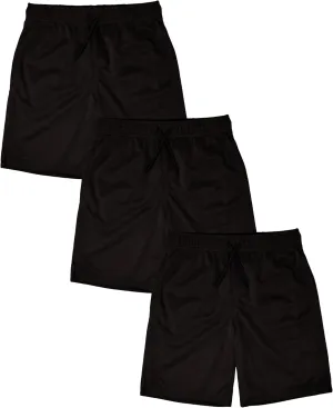 Andrew Scott Boys Active Performance & Mesh Style Basketball Sport Shorts - Multi Packs