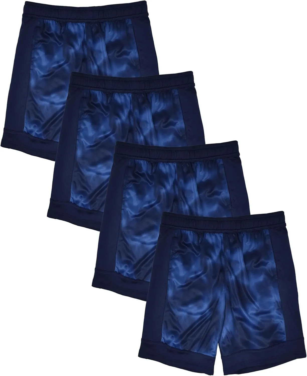 Andrew Scott Boys Active Performance & Mesh Style Basketball Sport Shorts - Multi Packs