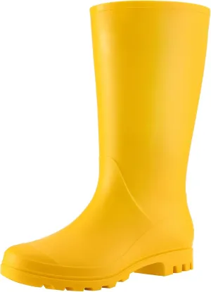 Asgard Womens Tall Rain Boots Waterproof Knee High Rainboots Rubber Garden Boots