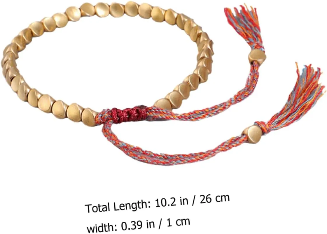 BESPORTBLE Unisex Bracelet Vintage Bracelet Woven Wrist Jewelry Hand-woven Rope Bracelets Braided Bracelets Vintage