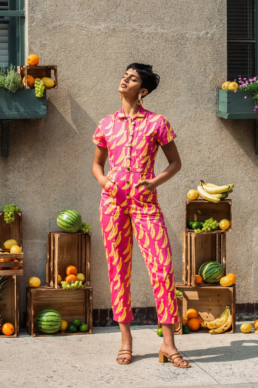Bold Banana Jumpsuit (Final Sale)