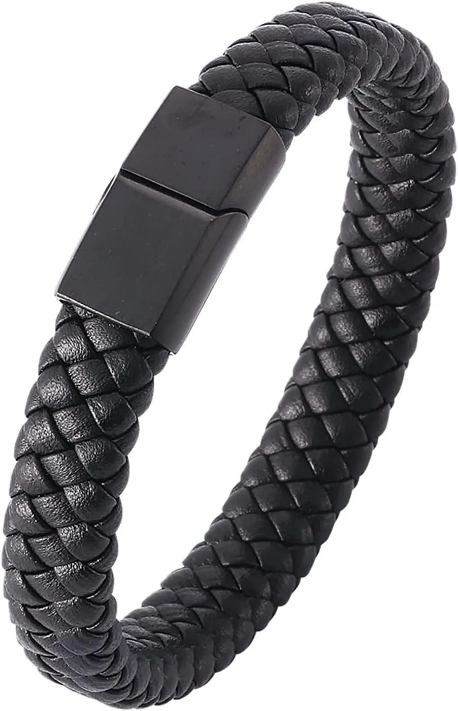 Brown Chain Bracelets for Men,Chain Bracelet for Men Stainless Steel Braided Men's Bracelets