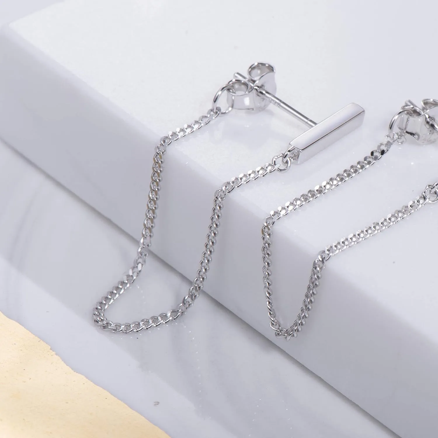 Chain Earrings for Women Dangle Earrings For Women Gold Plated Earrings for Women Sterling Silver Gold Stud Earrings for Women