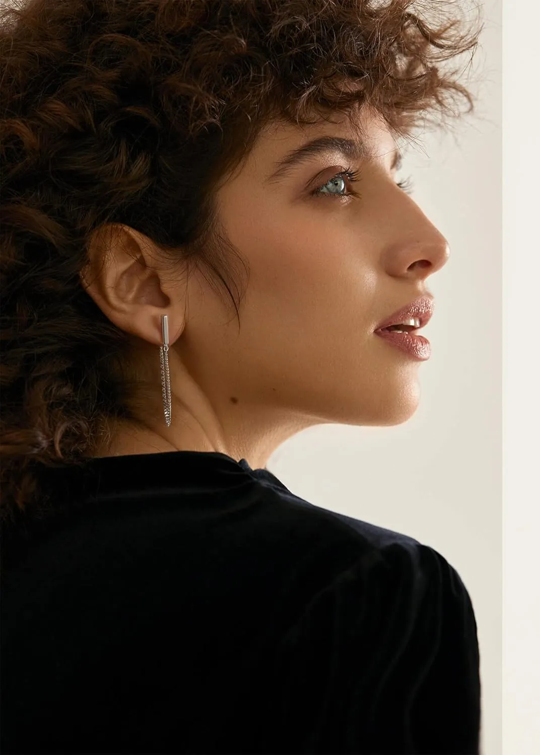 Chain Earrings for Women Dangle Earrings For Women Gold Plated Earrings for Women Sterling Silver Gold Stud Earrings for Women