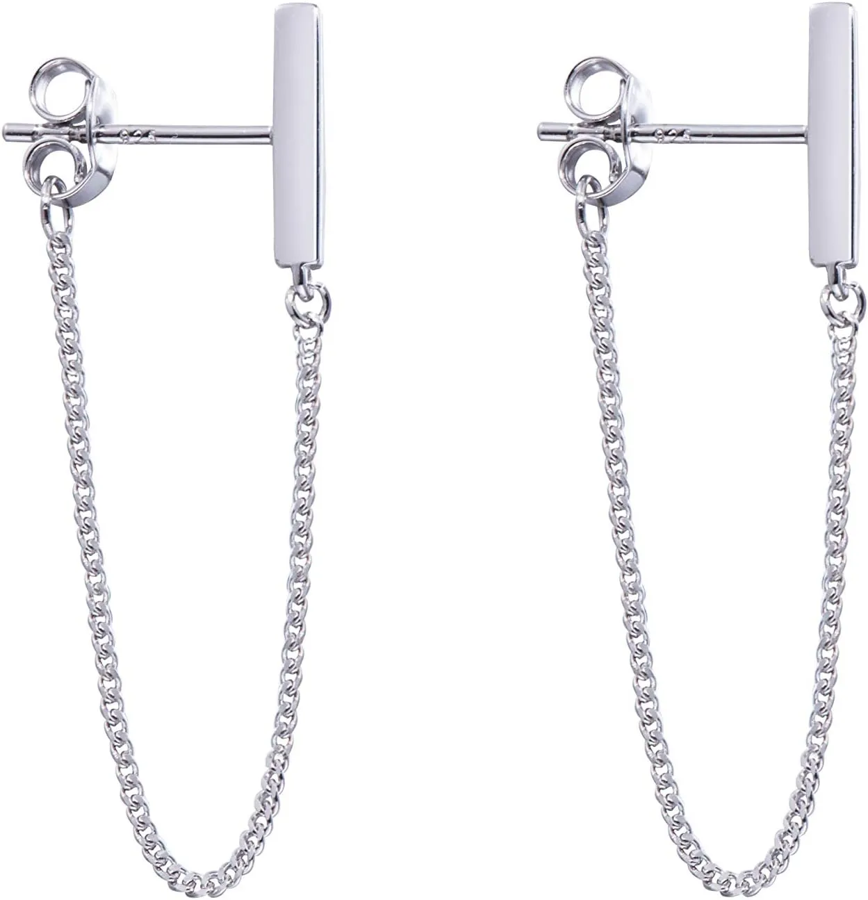 Chain Earrings for Women Dangle Earrings For Women Gold Plated Earrings for Women Sterling Silver Gold Stud Earrings for Women