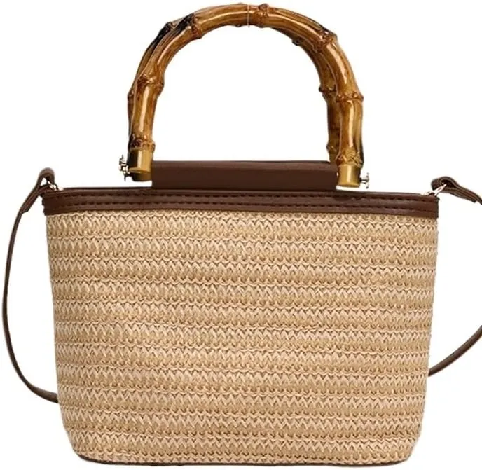 cross-body bag Braided Bucket Beach Bag
