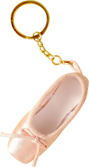 Daydance Girls Women Ballet Shoe Keychain Point Shoe Pedant Decoration for Dancer Ballerina Backpack, Dance Bags