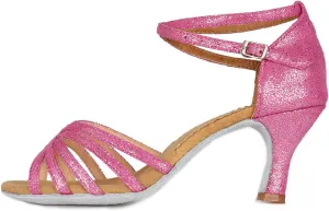 DKZSYIM Women Latin Dance Shoes Ballroom Salsa Tango Practice Performence Party Dancing Shoes,Model 1810-6