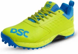 DSC Men's Beamer Cricket Shoes Size 6 UK (Fluro Yellow-White)