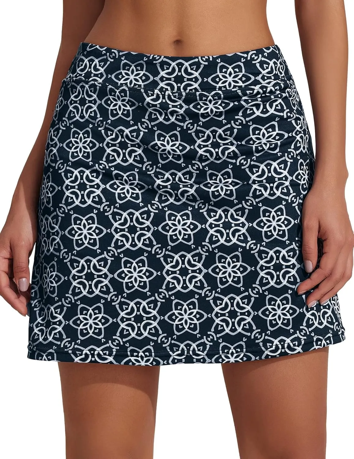 Ekouaer Women's Active Performance Skort Lightweight Skirt for Running Tennis Golf Workout Sports