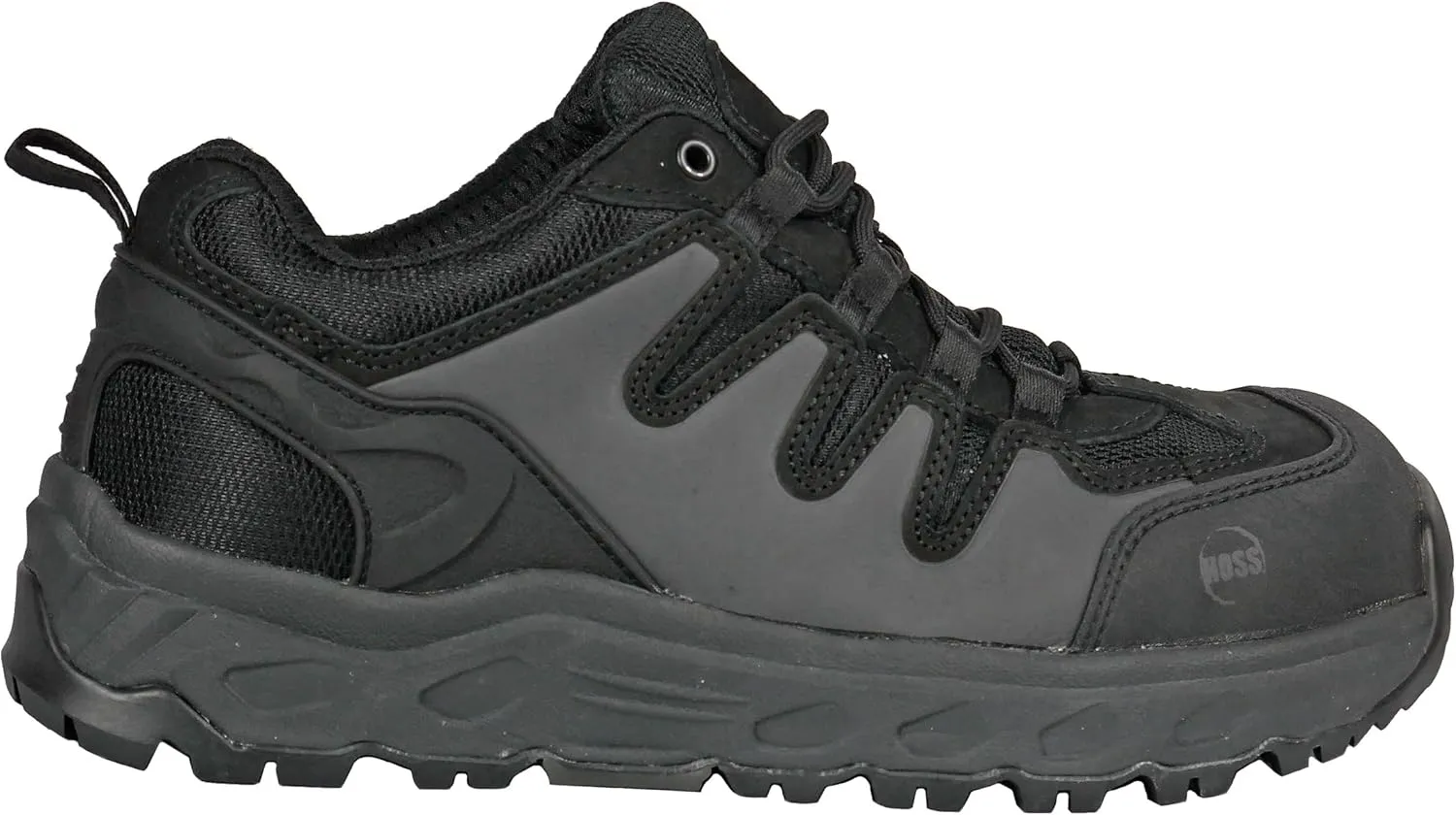 Eric Lo Black Extra Wide Safety Toe Athletic Work Shoes 50138
