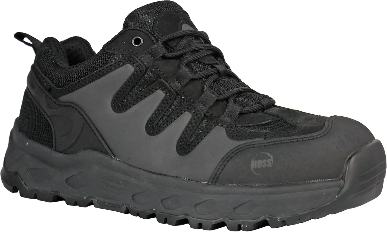 Eric Lo Black Extra Wide Safety Toe Athletic Work Shoes 50138
