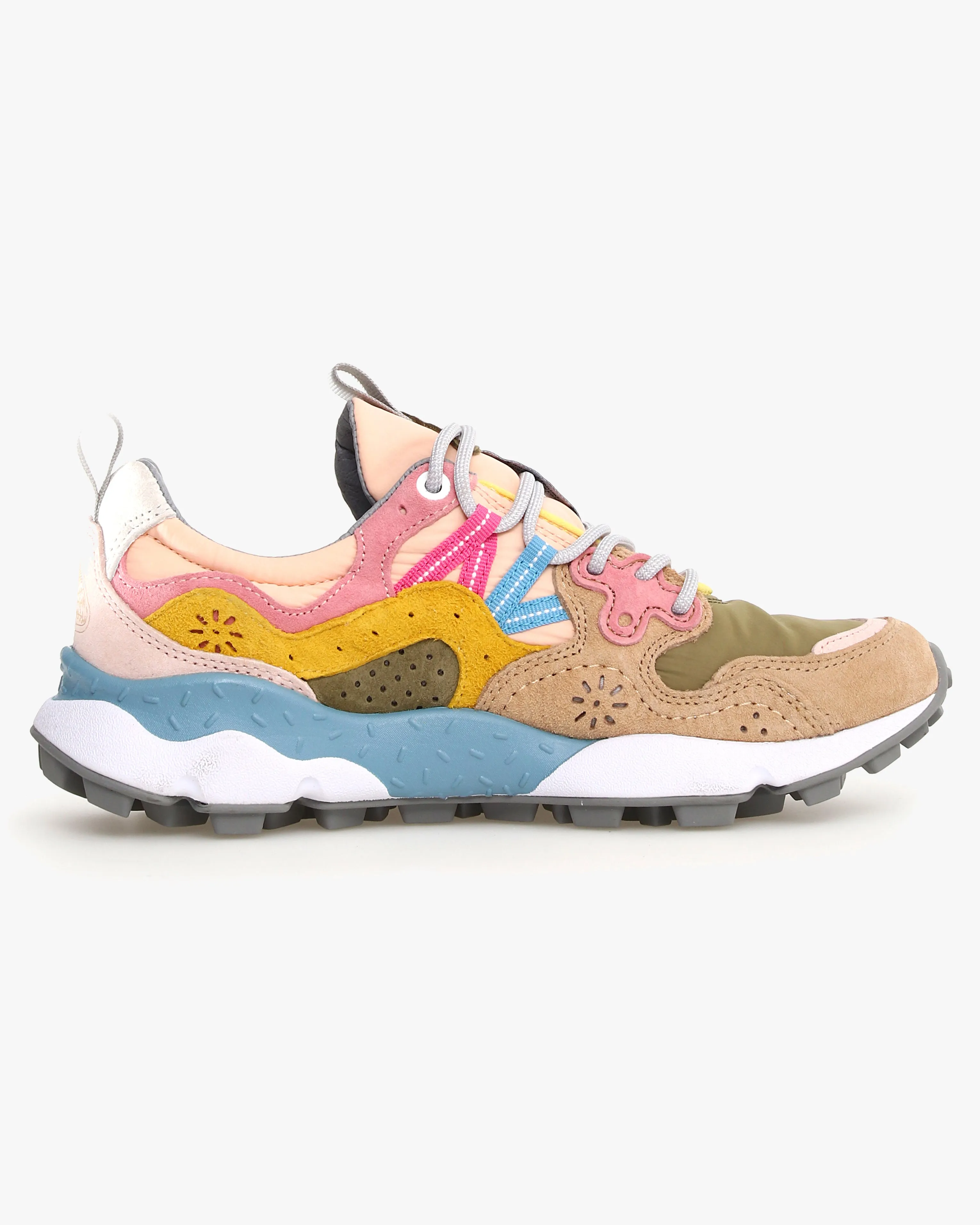 Flower Mountain Womens Yamano 3 Suede & Nylon - Dark Rose / Chestnut
