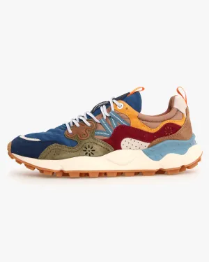 Flower Mountain Yamano 3 Suede & Nylon - Blue / Army Green