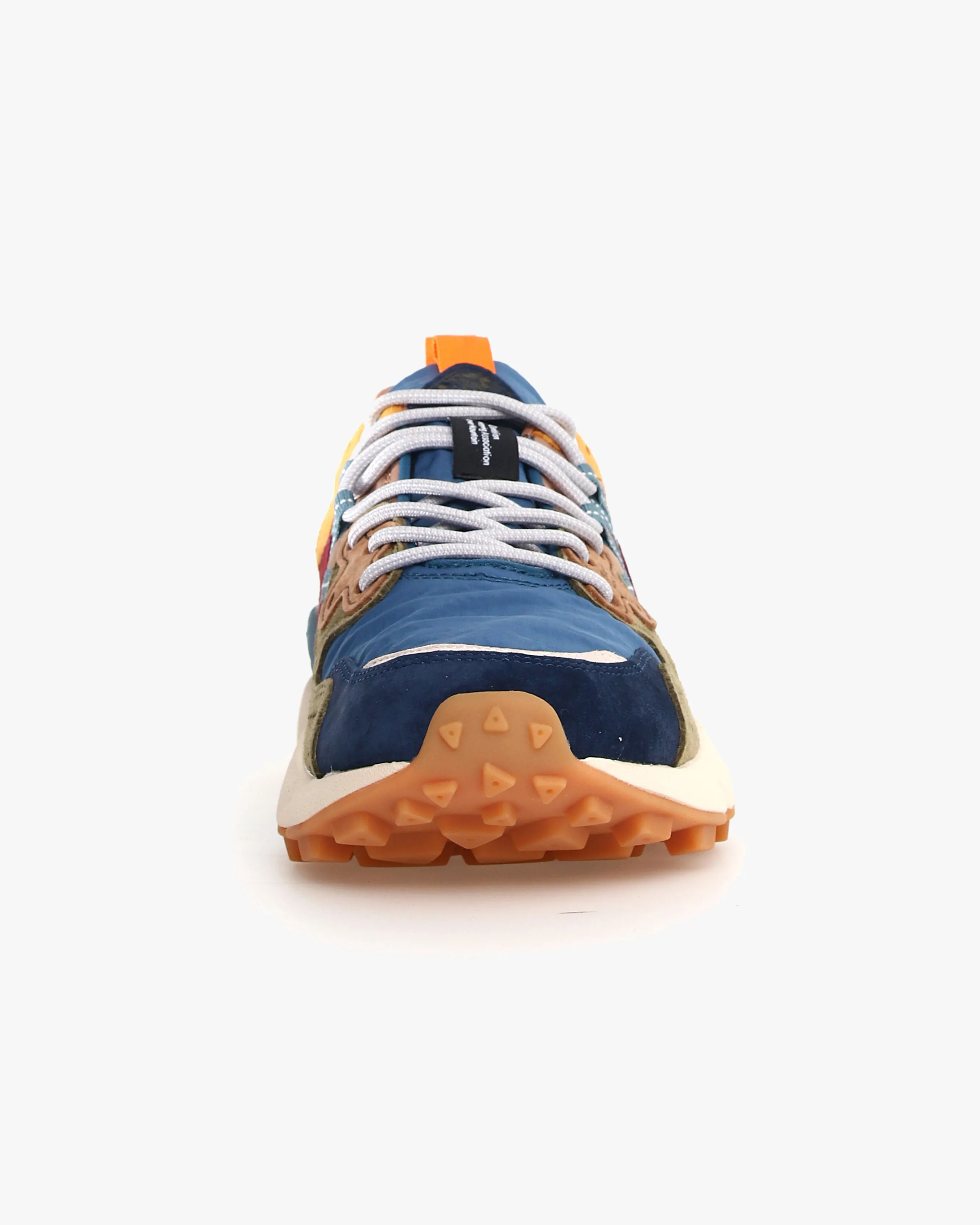 Flower Mountain Yamano 3 Suede & Nylon - Blue / Army Green