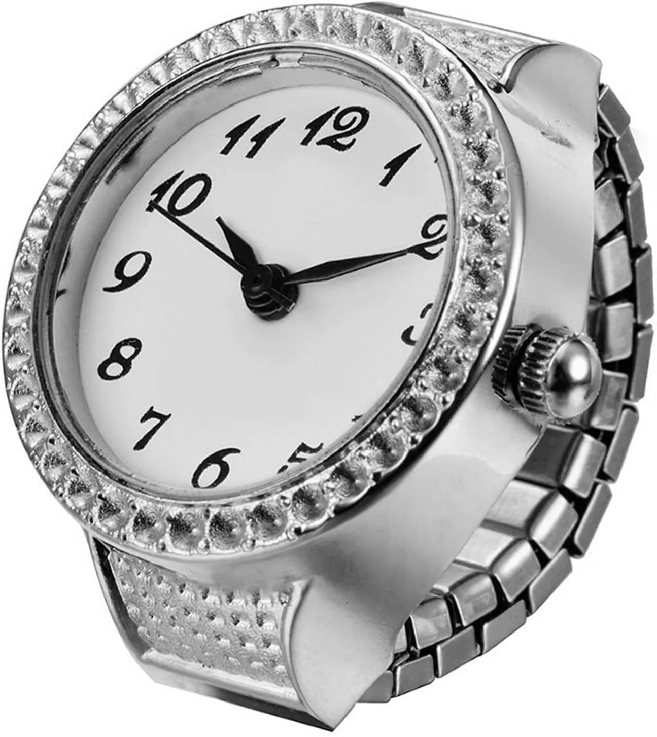 FRCOLOR 1pc Unique Ring Watch Stylish and Finger Watch for Women Comfortable Fit Smooth Surface for Everyday Wear and Gifting