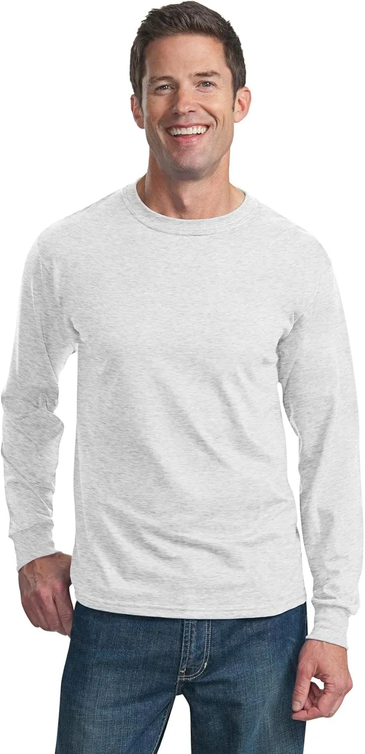 Fruit of the Loom Men's Long Asymmetric Collar