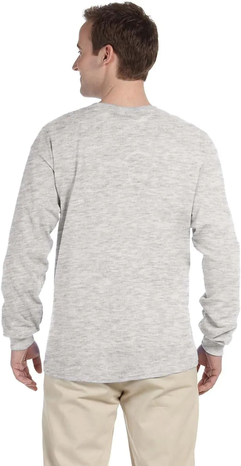Fruit of the Loom Men's Long Asymmetric Collar