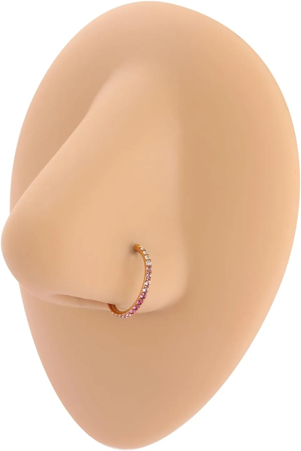 GAGABODY Conch Piercing Jewelry 20g 18g 16g 14g 12g Septum Jewelry Conch Hoop Daith Earrings Surgical Steel Clicker Hoop Piercing Rings Lip Rings with CZ Helix Rook Cartilage Piercing Jewelry