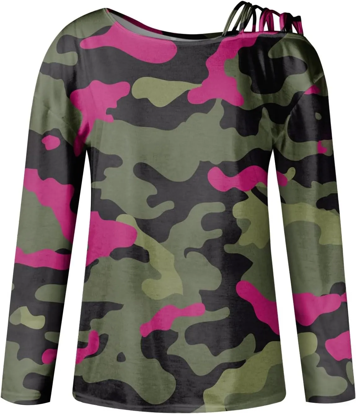 JJHAEVDY Oversized Sweatshirt for Women Printing Off Shoulder Long Shirts Long Sleeve Flat Neck Outfits Comfy Sweatshirts