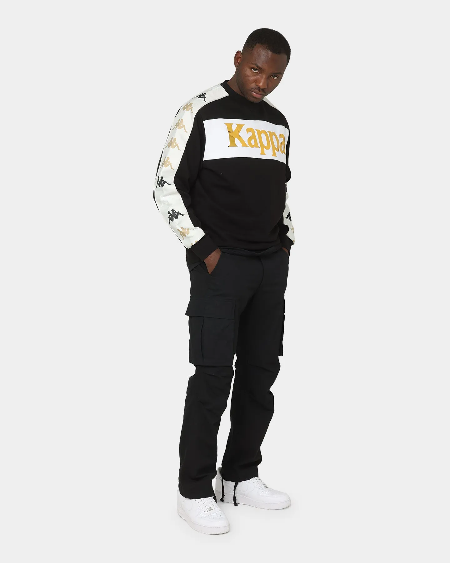 Kappa 222 Banda 10 Delfin Crewneck Black/Grey Vapo