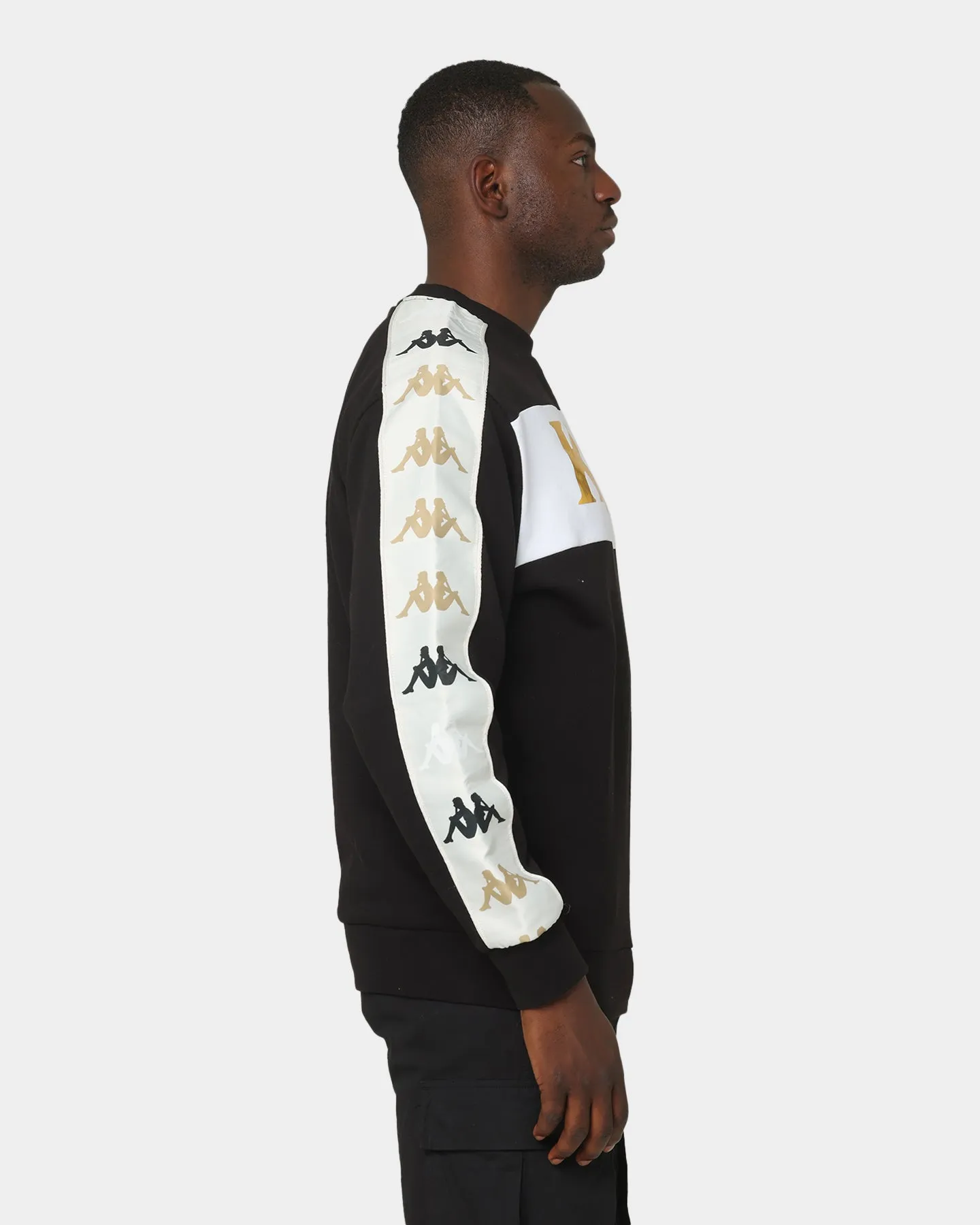 Kappa 222 Banda 10 Delfin Crewneck Black/Grey Vapo