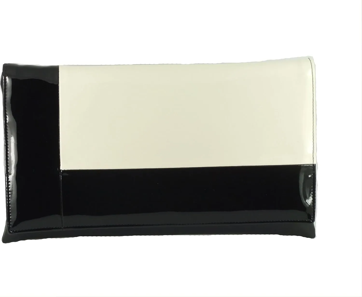 LONI Womens Clutch Bag/Shoulder Bag Wedding Party Prom Bag Geometric Patent