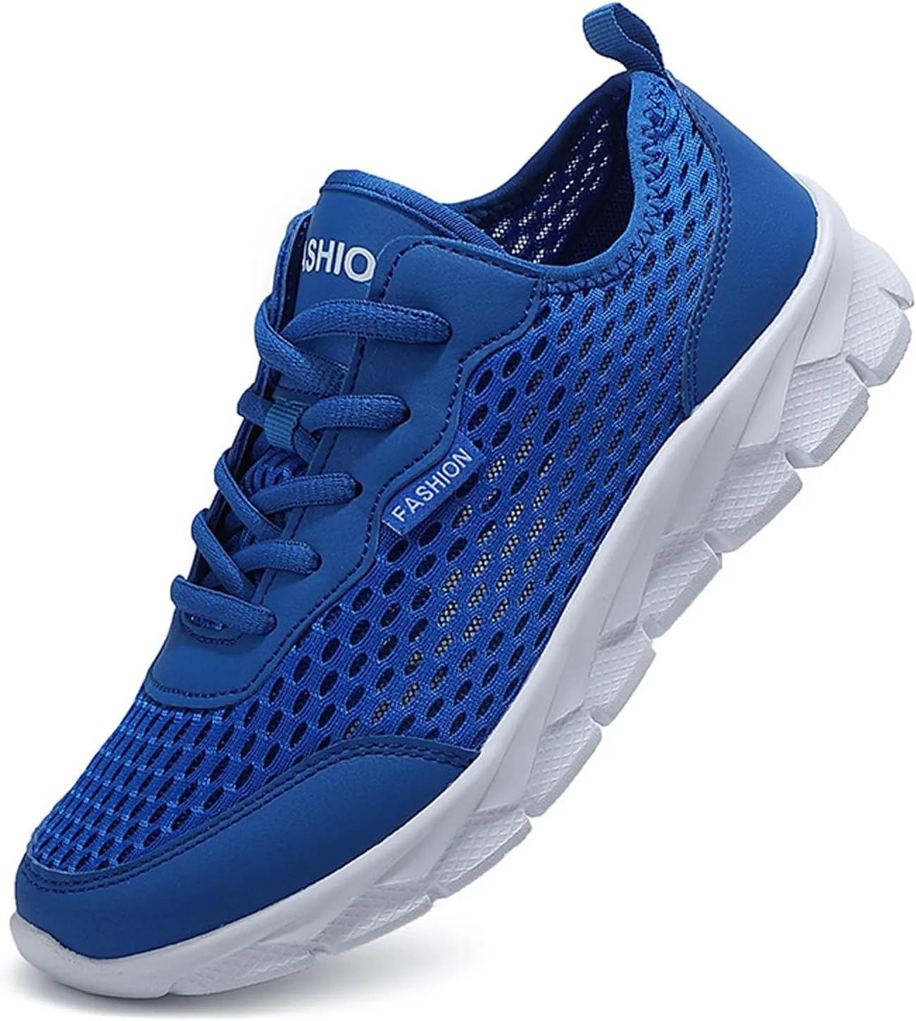 Men's Slip on Walking Shoes Comfy Knitted Memory Foam Breathable Mesh Fashion Sneakers Non Slip Arch Support Cushioning Workout Tennis Shoes Wide Width