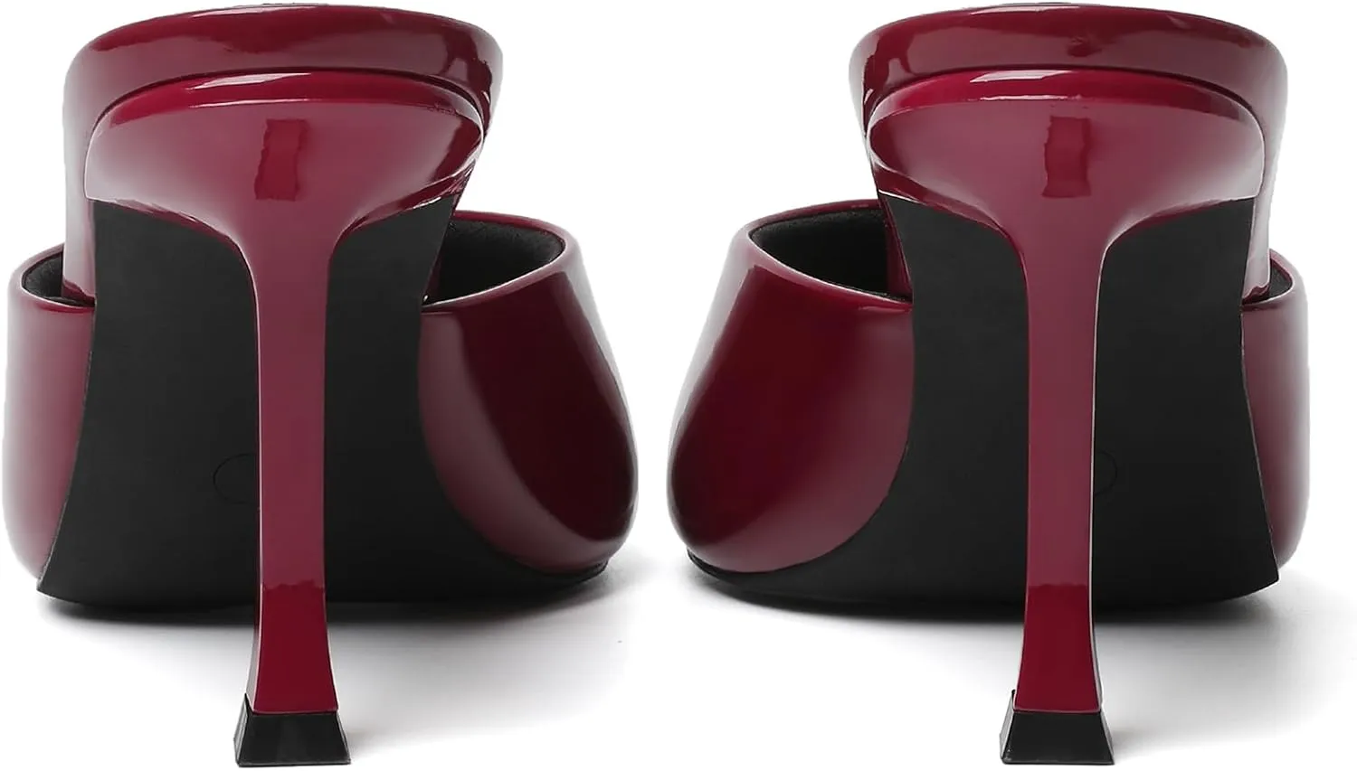 Mostrin Kitten Heels for Women Round Toe Heels With Bow Vintage Mules Sexy Slip on Stiletto Backless Sandals for Party Daily