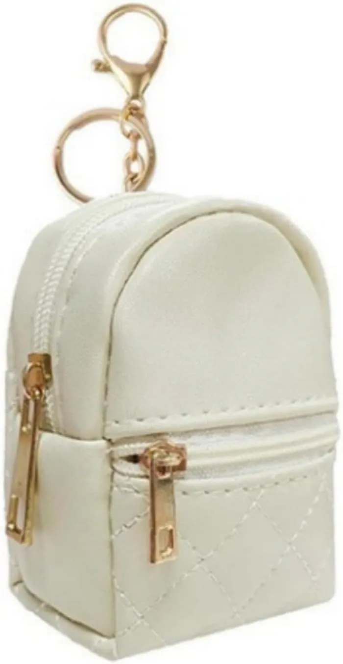 Mums Memory Mini Zip Around Wristlet Wallet for Women,Dual Pouch Design, Portable Keychain Coin Purse,Compact Handheld Coin Pocket (Beige,6.17 * 4.5 * 9.8cm)