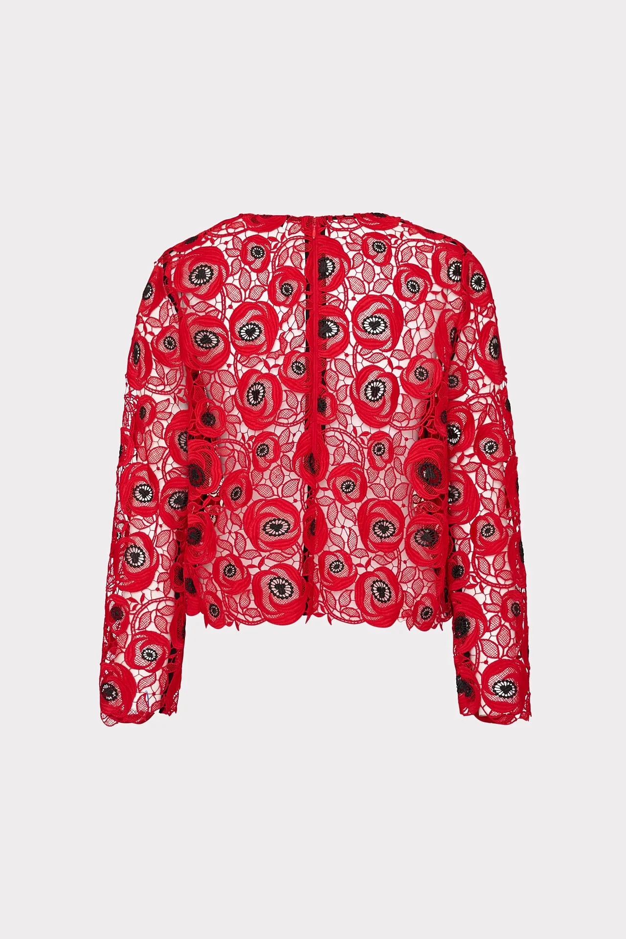 Nori Embroidered Lace Top