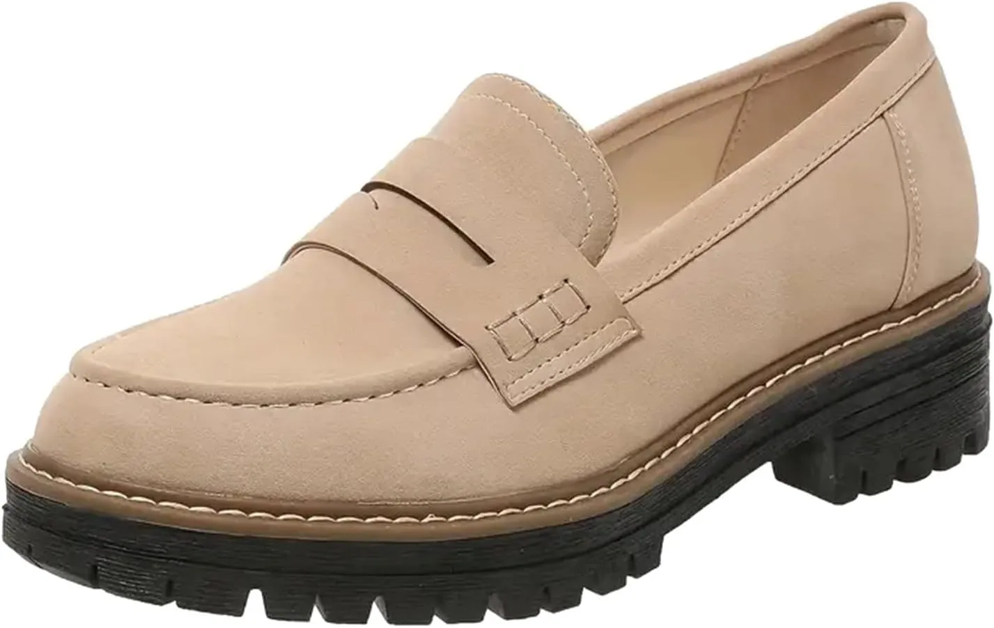 Orthoture-Orthopedic Platform Loafers Womens Shoes Platform Chunky Comfortable Lug Sole Business Casual Dress Shoes