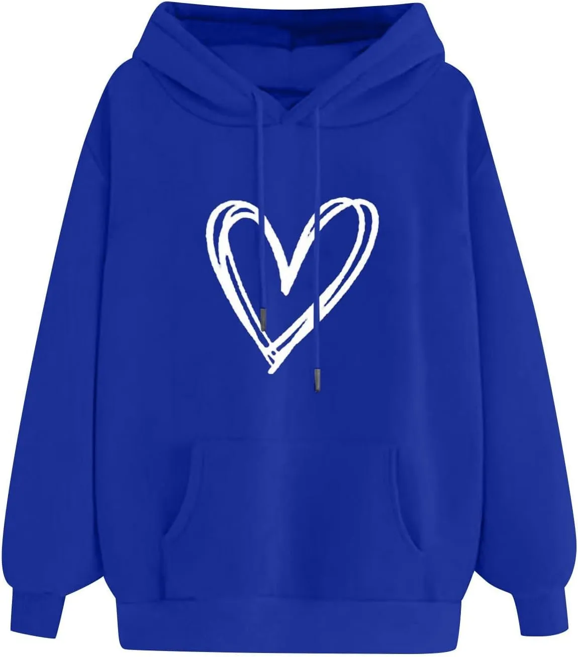 Oversized Hoodies for Women Letter Print Loose Fall Hooded Preppy Sweatshirt Long Sleeve Drop Shoulder Pullovers Tops