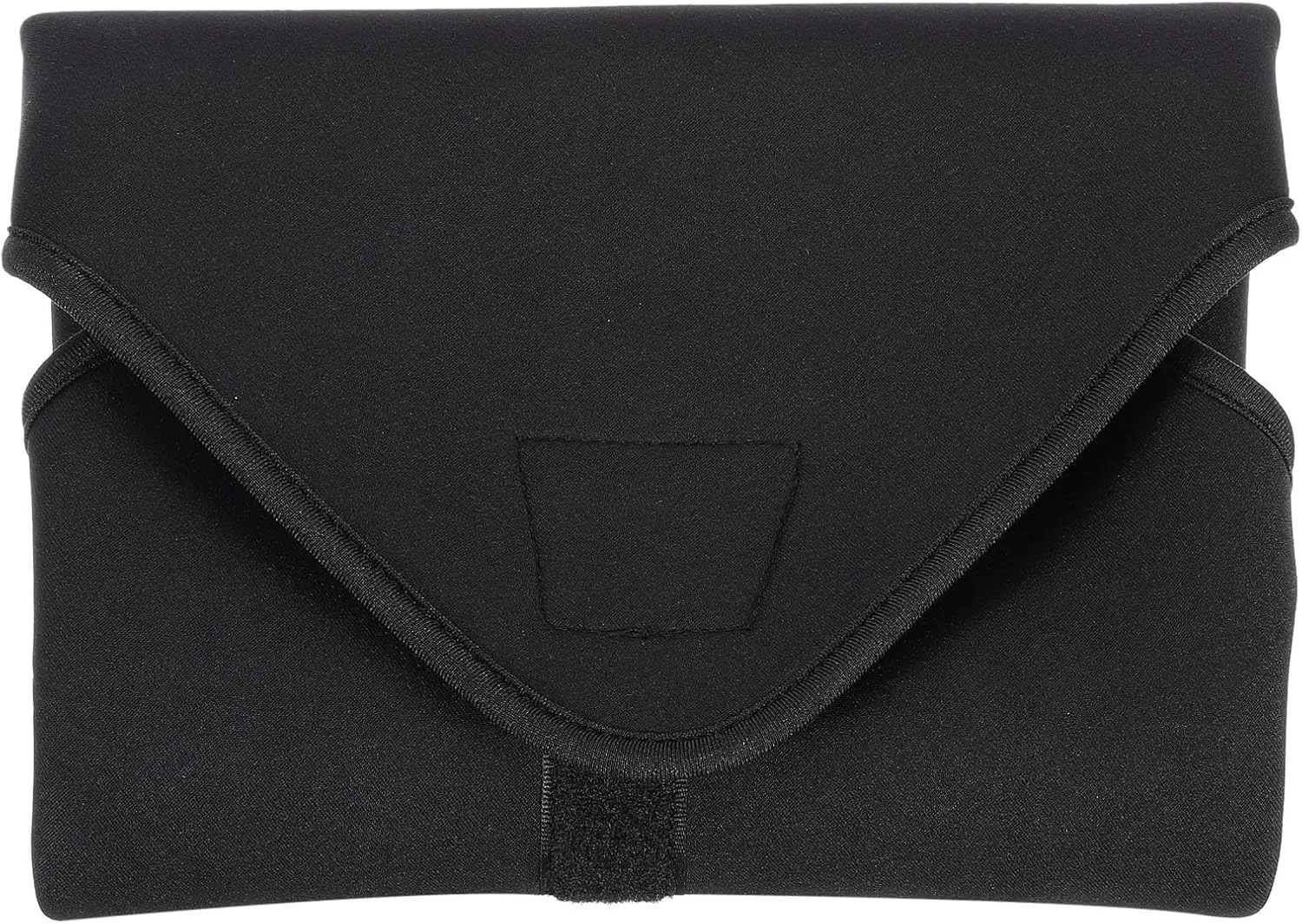 PATIKIL Camera Protective Wrap, 18"x18" Lens Wrap Cloth with Thick Protective Neoprene, Lens Pouch Bag with Hook and Loop for Lens, SLR, Black Grey