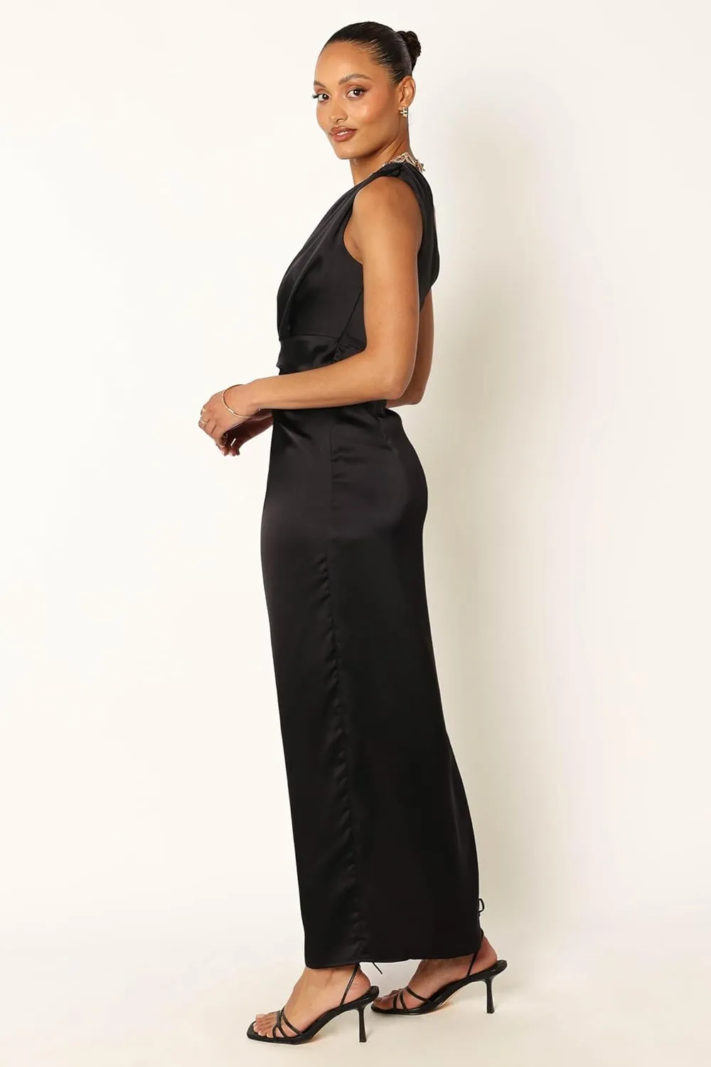 Petal & Pup Women's Nadia One Shoulder Maxi Dress