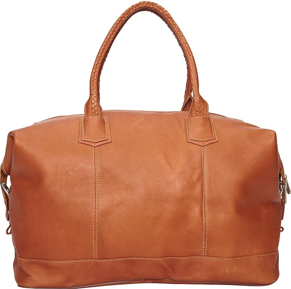 Piel Braided Carry-On (Saddle)