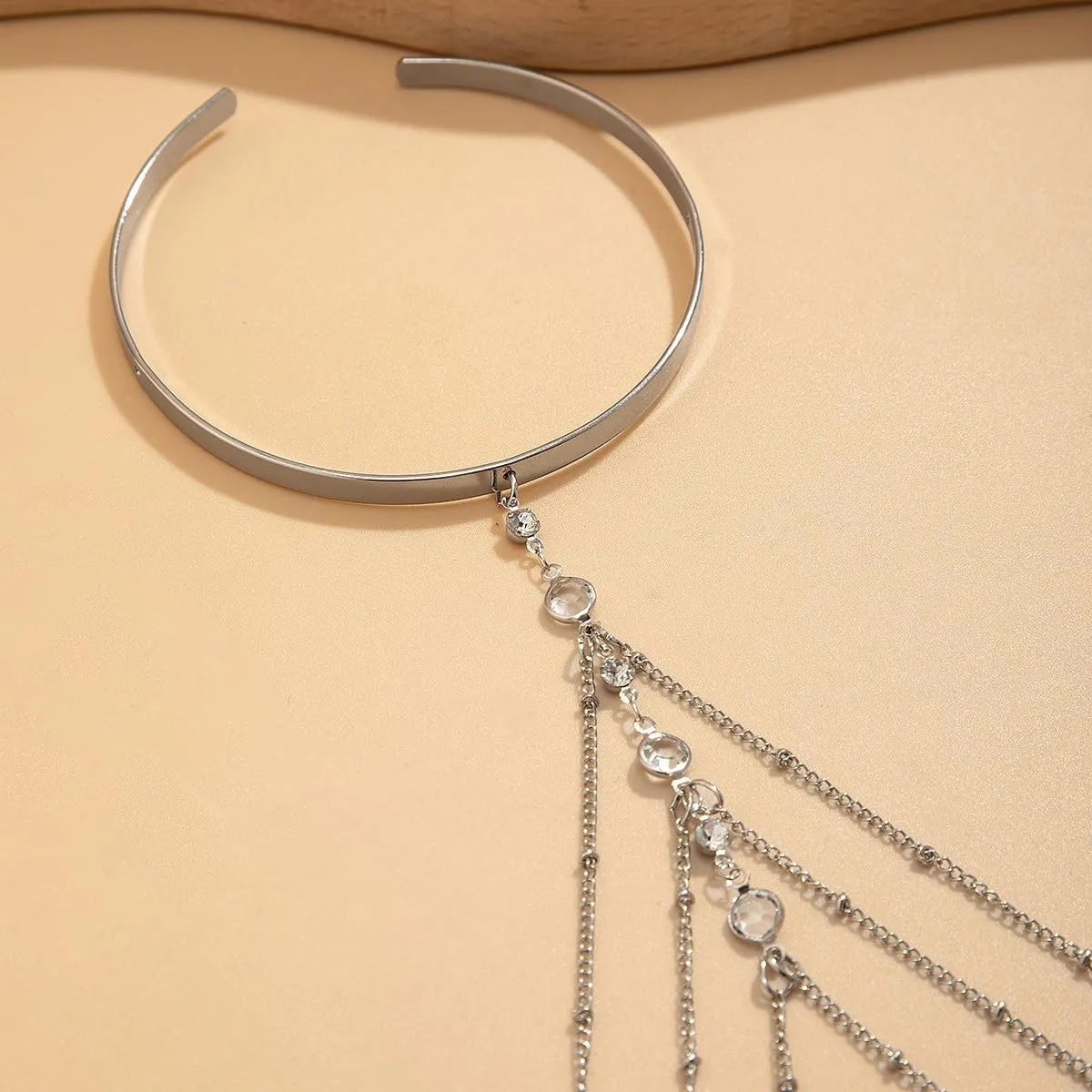 Punk Multi-layered Tassel Chain Upper Arm Cuff Bohemian Star Shell Disc Flower Pendant Armlet Bangle Bracelet Adjustable Open Cuff Armband Beach Wedding Prom Party Arm Accessories for Women