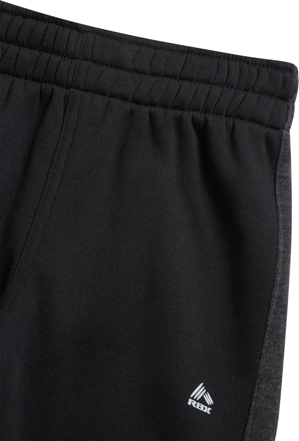 RBX Boys' Active Jogger Set - 3 Piece Performance Fleece Sweatshirt, Jogger Sweatpants, T-Shirt - Activewear for Boys (2T-12)