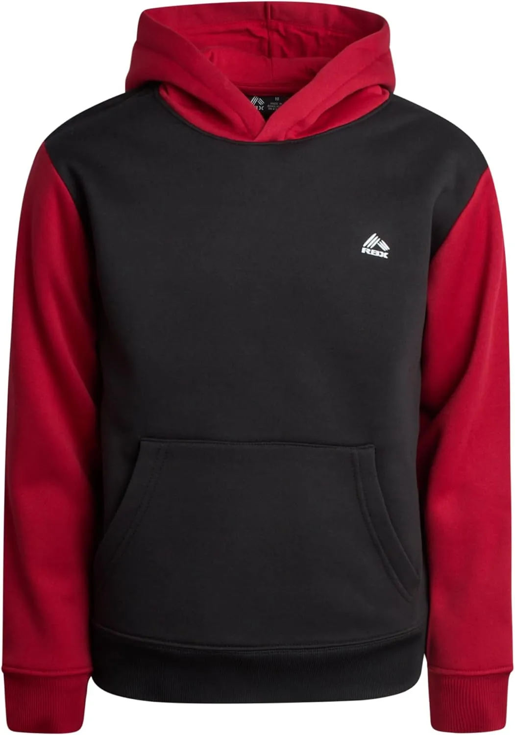 RBX Boys' Active Jogger Set - 3 Piece Performance Fleece Sweatshirt, Jogger Sweatpants, T-Shirt - Activewear for Boys (2T-12)