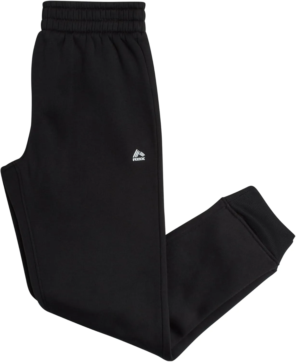 RBX Boys' Active Jogger Set - 3 Piece Performance Fleece Sweatshirt, Jogger Sweatpants, T-Shirt - Activewear for Boys (2T-12)