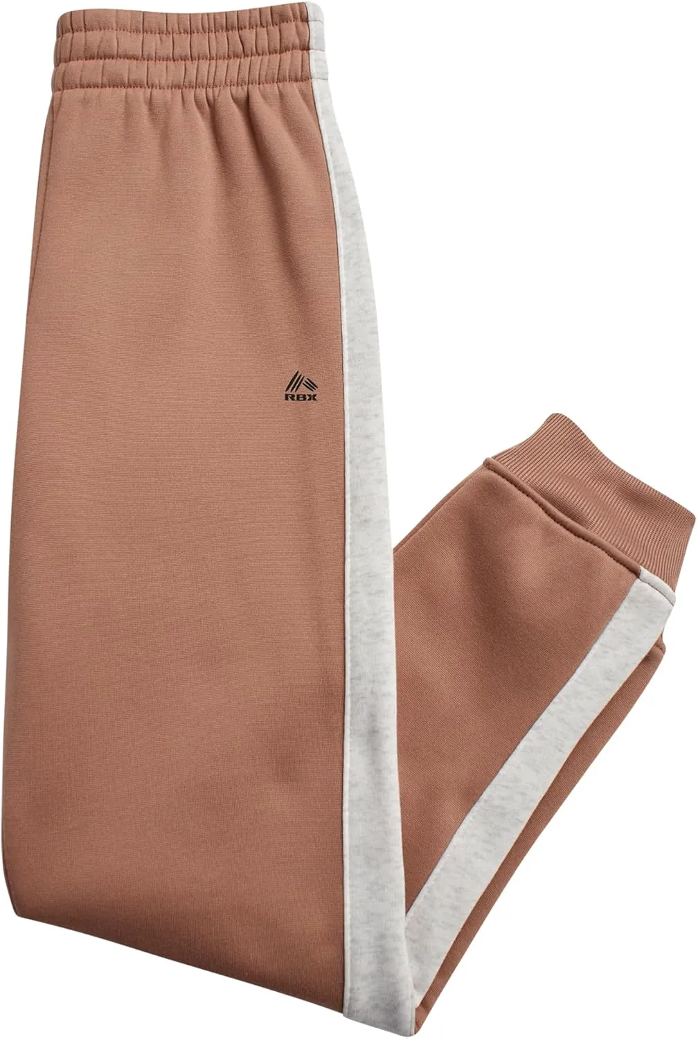 RBX Boys' Active Jogger Set - 3 Piece Performance Fleece Sweatshirt, Jogger Sweatpants, T-Shirt - Activewear for Boys (2T-12)
