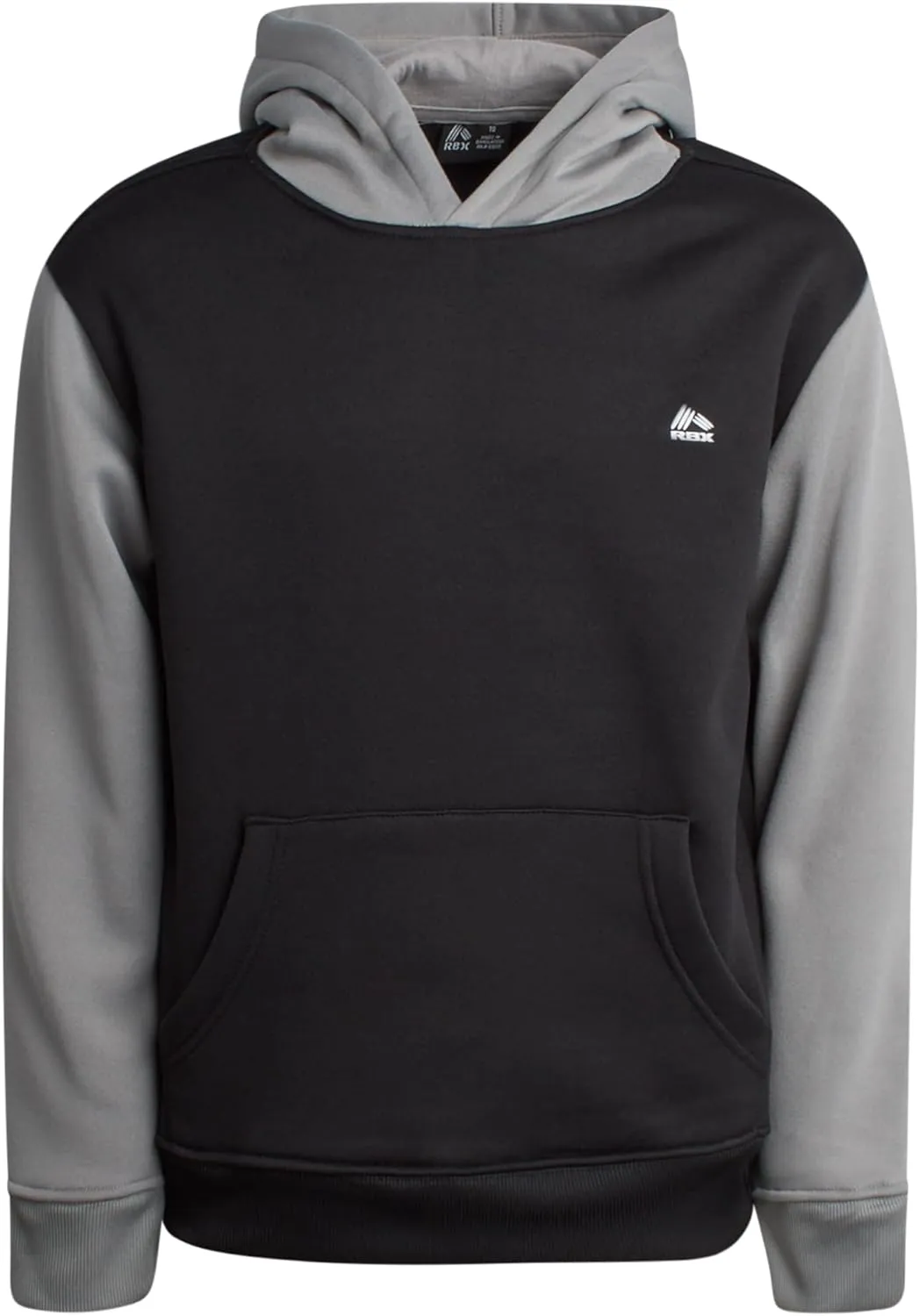RBX Boys' Active Jogger Set - 3 Piece Performance Fleece Sweatshirt, Jogger Sweatpants, T-Shirt - Activewear for Boys (2T-12)